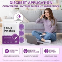 Fournisseur de patchs transdermiques personnalisés OEM, vitamine B complexe, théanine, magnésium, 30 patchs par boîte