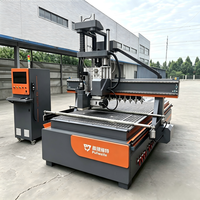 Máquina Router CNC 1530 con Sierra ATC y Mesa de Vacío, Servoaccionamiento, Área de Trabajo Eficiente, Estable, Precisa y Duradera, de Hierro Fundido