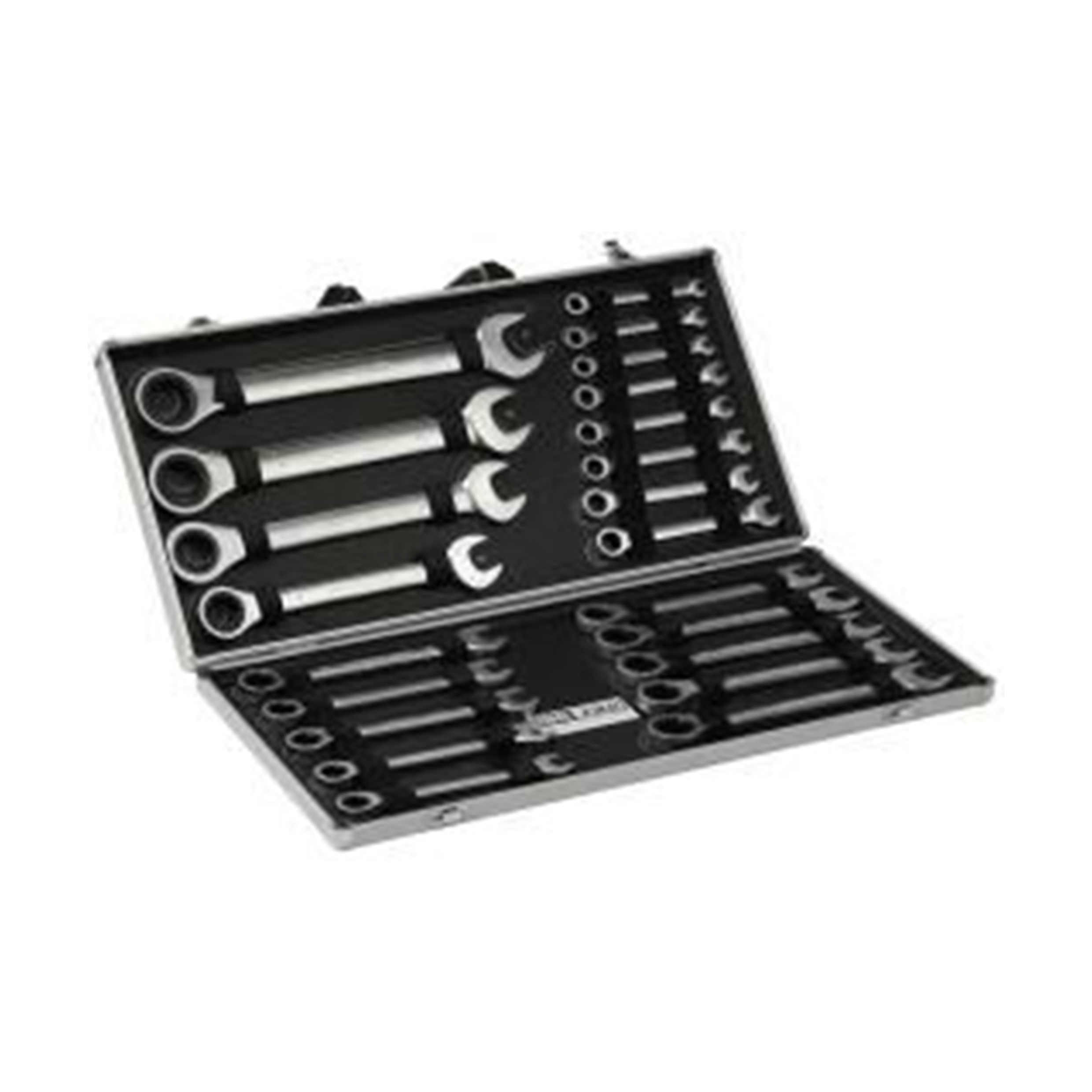 Monzana Juego De 25 Llaves Combinadas 6-32 Mm – Acero Cromo Vanadio Con Estuche Enrollable, Ideal Para Taller O Mecánico