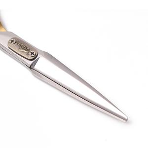 <span class=keywords><strong>Ciseaux</strong></span> à cheveux professionnels, manche doré, <span class=keywords><strong>ciseaux</strong></span> à effiler et à texturiser, différentes dents, acier japonais 440C, outils <span class=keywords><strong>de</strong></span> coiffure pour barbier - Product Image 6