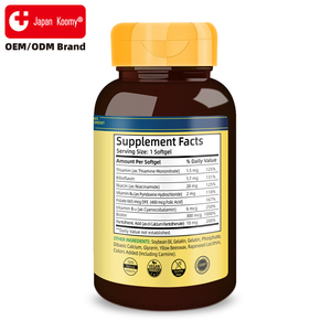 Fabricante de Suplementos de Complejo B al por Mayor para Energía y Apoyo al Sistema Nervioso, 60 Cápsulas Blandas de Complejo B - Product Image 6