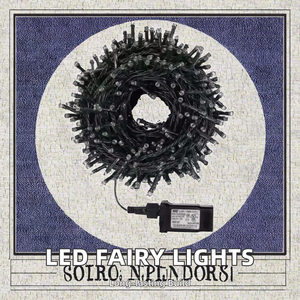 Noël extérieur fée <span class=keywords><strong>LED</strong></span> <span class=keywords><strong>guirlande</strong></span> lumineuse rideau 110V/220V IP44 cuivre matériel <span class=keywords><strong>guirlande</strong></span> pour décoration 10/20/30/50/100M Options - Product Image 6