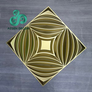 Precio barato buen servicio nuevo estilo interior decoración del hogar 3D pared Pvc Panel 500*1 500mm impermeable muestra gratis Pvc 3D Panel de pared - Product Image 2