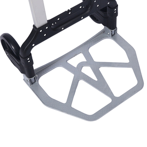 Chariot à main pliable en aluminium de 150 kg, chariot à roulettes pliable à 2 roues pour les voyages et les courses - Product Image 4