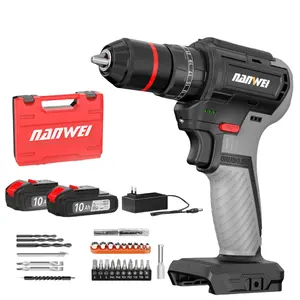 NANWEI 80-120N power drills 21V brushless impact drill lithium battery drill power tools