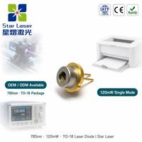 Diode laser infrarouge SHARP GH07P24C1C 785nm 120mW TO18 5.6mm monomode LD pour détection optique et mesure par imprimante