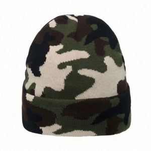 Wholesale <b>Men's</b> <b>Winter</b> Hats Sports Skiing <b>Cap</b> Beanie Knitted Hat Custom Jacquard Camo Beanies <b>for</b> <b>Men</b> - Product Image 4