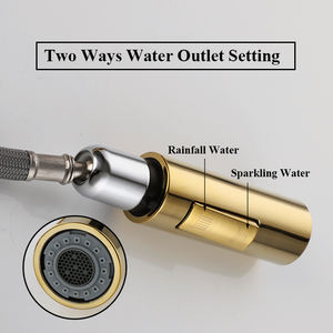 Grifo de Cocina Monomando Moderno Extraíble con Agua Fría y Caliente, Antisalpicaduras para Lavabo, con Material de Latón y Cerámica - Product Image 4