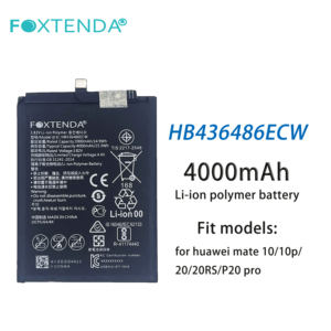 Batería de Cobalto Puro con Logotipo OEM <span class=keywords><strong>HB436486ECW</strong></span> 4000mAh para <span class=keywords><strong>Huawei</strong></span> Mate 10 10p 20 20RS P20 Pro, Baterías para Teléfonos Móviles - Product Image 3