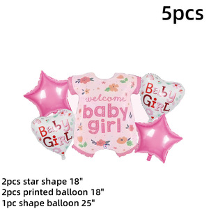 Set di Palloncini in Alluminio per Abbigliamento Neonato, per Primo <span class=keywords><strong>Compleanno</strong></span>, Banchetti Familiari e Decorazioni per Feste - Product Image 6