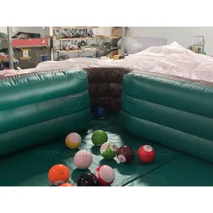 Оптовая продажа смешной надувной футбол Бильярд спортивная игра надувной футбол снукер стол