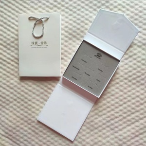 Wholesale Customization Fancy Exquisite Foldable Style <b>Magnetic</b> <b>Gift</b> <b>Box</b> for Earrings - Product Image 4
