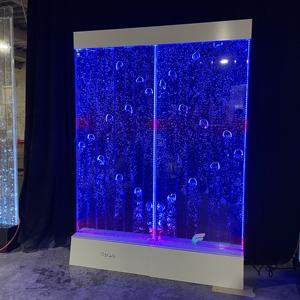 Mueble de fondo para discoteca con pared de burbujas de agua giratorias con luces LED para bar interior. - Product Image 4