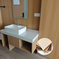 Panneau en mousse PVC miroir haute densité, imperméable et ignifuge, pour la construction durable de meubles de salle de bain