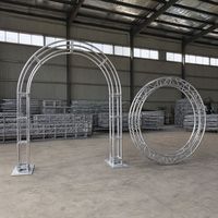 Arco Curvo Personalizado de Aluminio, Estructura Circular Segmentada para Escenarios, Eventos, Iluminación de Exhibiciones