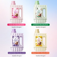 Lessive liquide SADOER Jasmin Fleur de Cerisier pour vêtements, 2kg, élimination des taches, protection des couleurs, marque distributeur