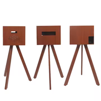 Photomaton portable TOPS RCM133M en métal, style vintage, avec écran tactile, impression instantanée, 13,3 pouces, appareil photo reflex numérique, machine à selfie pour mariage, imprimante