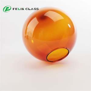 Pantalla de Lámpara de Mesa Única de Vidrio Borosilicato 3.3 Transparente Soplada a Mano para Decoración del Hogar, Iluminación Interior, LED Inalámbrico - Product Image 3