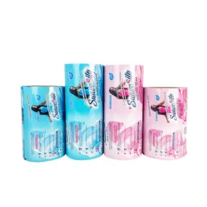 Laminating Film For Cosmetic Sample Sachet Skincare Packaging Plastic Film Rolls Mini Sample Shampoo Packaging Sachet Bag