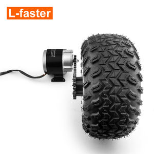 <span class=keywords><strong>Kit</strong></span> de Transmisión por Cadena con Motor de Engranajes Doble <span class=keywords><strong>L</strong></span>-<span class=keywords><strong>faster</strong></span> de 350 W y Rueda Gruesa de 10x6.0-6 Pulgadas para Carretilla Eléctrica, Carrito, Silla de Ruedas, Bicicleta - Product Image 3