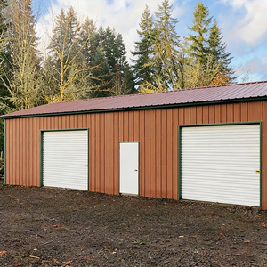 Abri de garage en acier au design moderne, facile à assembler, entrepôt métallique pour usage domestique, abri de voiture résistant au vent - Product Image 4
