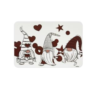 Tovagliette Excelsa Gnome Sweet Home in plastica 43x28,5 cm con stampa cartoon riutilizzabili, set da 6 - Product Image 1