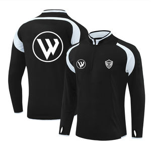 Último Modelo de Chándal de Fútbol para Hombre, Estilo Retro Vintage, Venta al por Mayor, Media Cremallera, 100% Poliéster, Secado Rápido, Transpirable, Manga Larga, Personalizable - Product Image 5