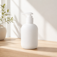 Bouteille de dentifrice PE 220ml bouteille de pompe de presse en plastique bouteilles d'emballage cosmétique de dentifrice probiotique de bicarbonate de soude
