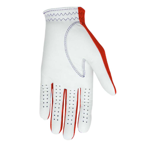 Logotipo personalizable Cabretta piel de oveja guantes de golf de cuero genuino equipo deportivo transpirable suave de alta calidad en varios colores - Product Image 1