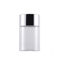 Nouvelle bouteille en PET transparente à col haut de 46 mm, à parois droites, pour capsules rechargeables, 80-195 ml, 160cc, 80cc, 110cc, 160cc, 195cc