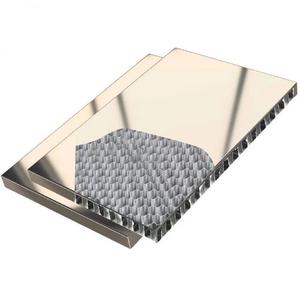 Panel de panal de aluminio personalizado directo de fábrica, placa de metal de panel sándwich compuesto de 25mm 30mm 50mm - Product Image 2