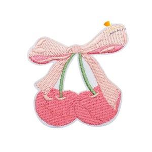 Atacado: Patch de Tecido de Poliéster Bordado com Urso Rosa, Flor de Cerejeira e Doces para Decoração de Dia dos Namorados - Product Image 1