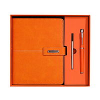 Offre Spéciale : Coffret Cadeau Professionnel A5 en Cuir PU Multicolore avec Stylo Plume Assorti et Fermoir Métallique Sécurisé
