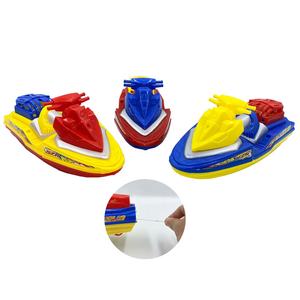 JollySweets Toy Candy Pull String Light Motor Boat con caja de dulces Juguete de dulces de plástico - Product Image 1