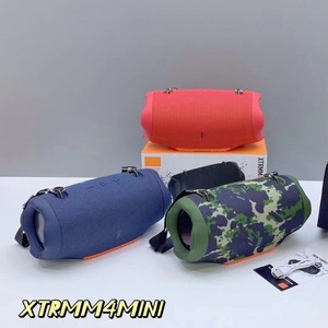 Enceinte portable sans fil XTRMM4 MINI Bluetooth en tissu, colorée, pour extérieur, avec caisson de basses, système audio étanche IPX4, lecteur de musique - Product Image 6