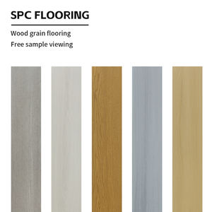 Revêtement de sol en vinyle SPC à clic, écologique, imperméable, surface de <span class=keywords><strong>parquet</strong></span> moderne, résistant à l'usure pour hôtel, école, appartement, villa - Product Image 1