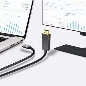 <strong>USB</strong> <strong>C</strong> <strong>DisplayPort</strong> <strong>Mini</strong> DP <strong>Cable</strong> 1.8m 6 Feet Pure Copper PVC Braided Audio Coaxial Type for 4K Mobile Devices - Product Image 6