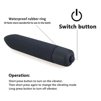AIERSHA 10-Frequenz Eingebauter Akku Mini Bullet Vibrator Klitoris-Stimulator Frauensextoy Erwachsenen-Vibratoren