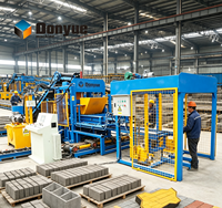 QT8-15 DONGYUE Ligne de production automatique de blocs creux en ciment hydrauliques avec contrôle PLC, moteur, pompe et roulement – Facilité d'utilisation