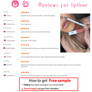 بعلامة خاصة محدد شفاه نباتي خالي من القسوة قلم رصاص كريمي بني غامق محدد شفاه نود - Product Image 3