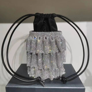 Bolso <span class=keywords><strong>Bandolera</strong></span> de Mujer con Cordón Ajustable y Diseño de Diamantes de Imitación de Guangzhou Auyan New King - Product Image 1