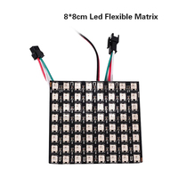 Panneau matriciel LED de haute qualité WS2812B 8*8 8*32 16*16 5V RGB WS2812 Pixel adressable Flex Led Dot matrix Light Flexible Screen