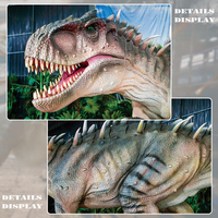 Küçük Devilsaur otomatik gerçekçi dinozor kostüm Jurassic Dino dünya Animatronic modeli açık havada tema parkı robotik
