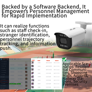 5MP <span class=keywords><strong>HD</strong></span> Gesichtserkennung Motorisiertes Objektiv Nachtsicht Multi-Szenario Sicherheitskamera für Ingenieurwesen - Product Image 6