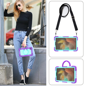 เคสแท็บเล็ตซิลิโคน 3 ชั้น สำหรับ Samsung Galaxy Tab A9 A11 ขนาด 8.7 นิ้ว, เคสแข็งแรงทนทานพร้อมหูจับและสายสะพายไหล่ - Product Image 6