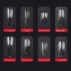 Uñas Postizas Francesas Transparentes <span class=keywords><strong>de</strong></span> Alta Calidad, 504 Piezas, <span class=keywords><strong>Precio</strong></span> Económico al por Mayor, Uñas Postizas Personalizadas - Product Image 3