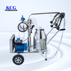 Nouvelle machine à traire mobile d'<span class=keywords><strong>occasion</strong></span> avec pompe à vide simple à double baril pour une utilisation agricole à domicile avec des pièces <span class=keywords><strong>de</strong></span> rechange essentielles pour moteur - Product Image 3