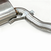 Sistem Knalpot Valvetronic Catback untuk Porsche Boxster Cayman S 987.2 3.4 2009-2012 Performa Muffler 1:1 Pemasangan Sempurna