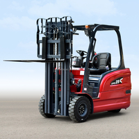 Nouveau style Nasedi, chariot élévateur électrique à quatre roues, 1 tonne, longueur de la fourche de 1070 mm, petit, respectueux de l'environnement, outils de levage debout