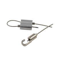 Suspension de câble sur mesure OEM 15 mm, luminaire suspendu, câble en acier inoxydable, pince de fixation en aluminium, pince de câble en laiton